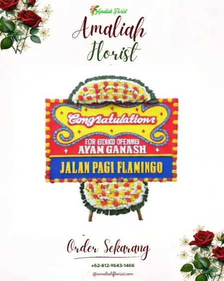 Sewa Papan Bunga Purbasana